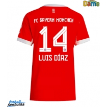 Bayern Munich Luis Diaz #14 Hjemmedrakt Dame 2025-26 Kortermet
